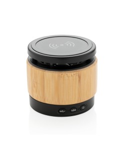 Speaker e caricatore wireless bambù